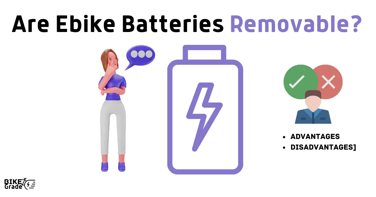 Are Ebike Batteries Removable