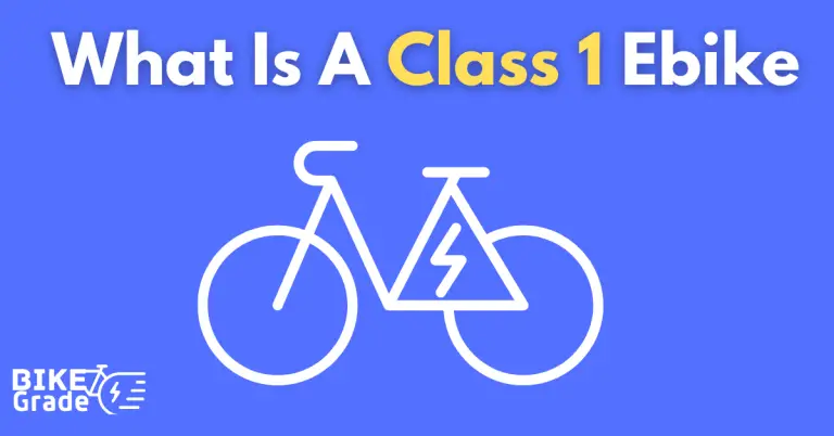 What Is A Class 1 Ebike