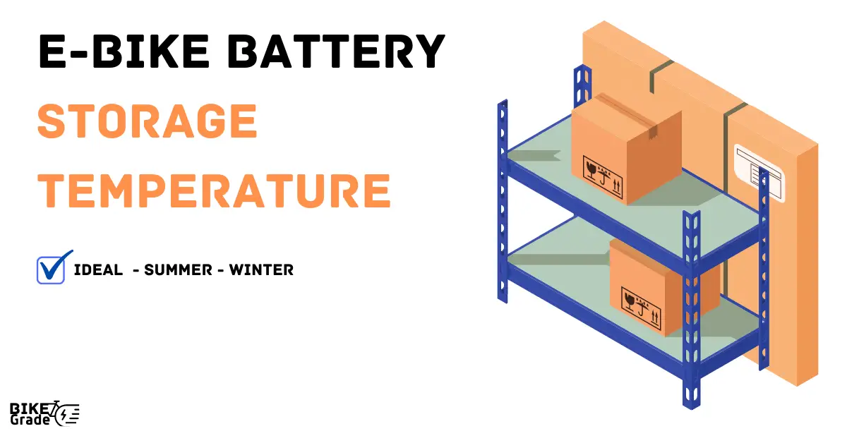 Ebike Battery Storage Temperature