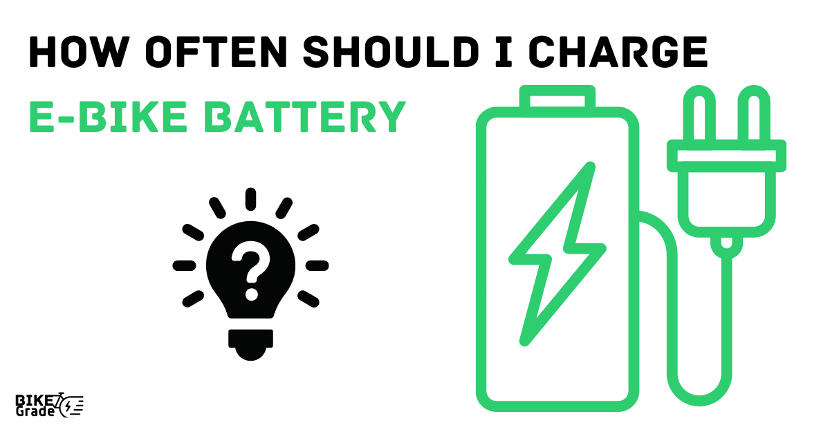 How Often Should I Charge My Ebike Battery