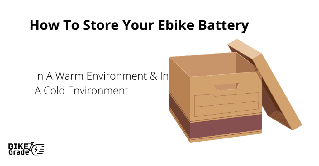 How To Store Your Ebike Battery