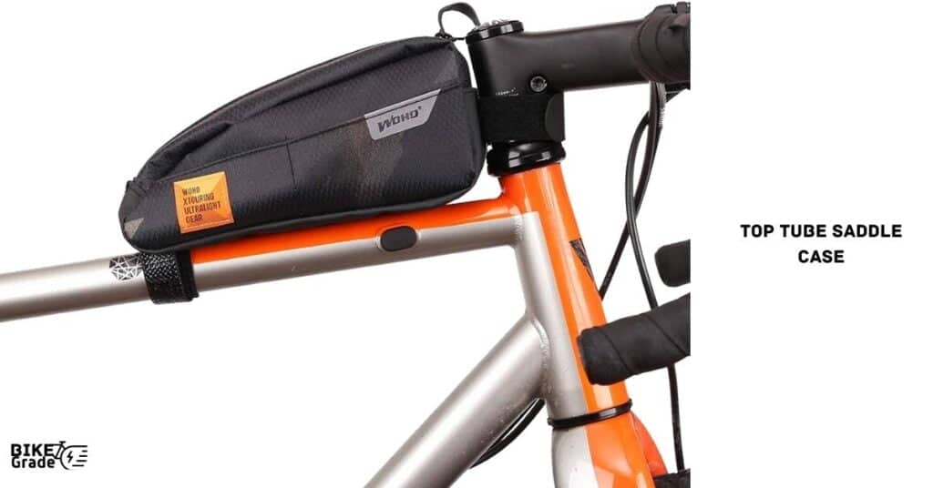 Top Tube Bike Saddle Bag Battery Mount