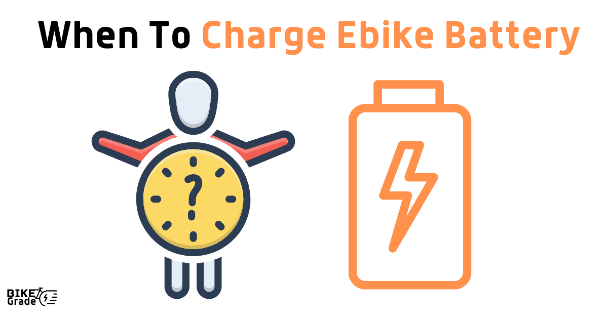 When To Charge Ebike Battery