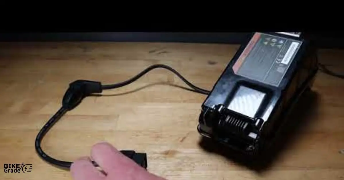 Step Connect the charger to the battery