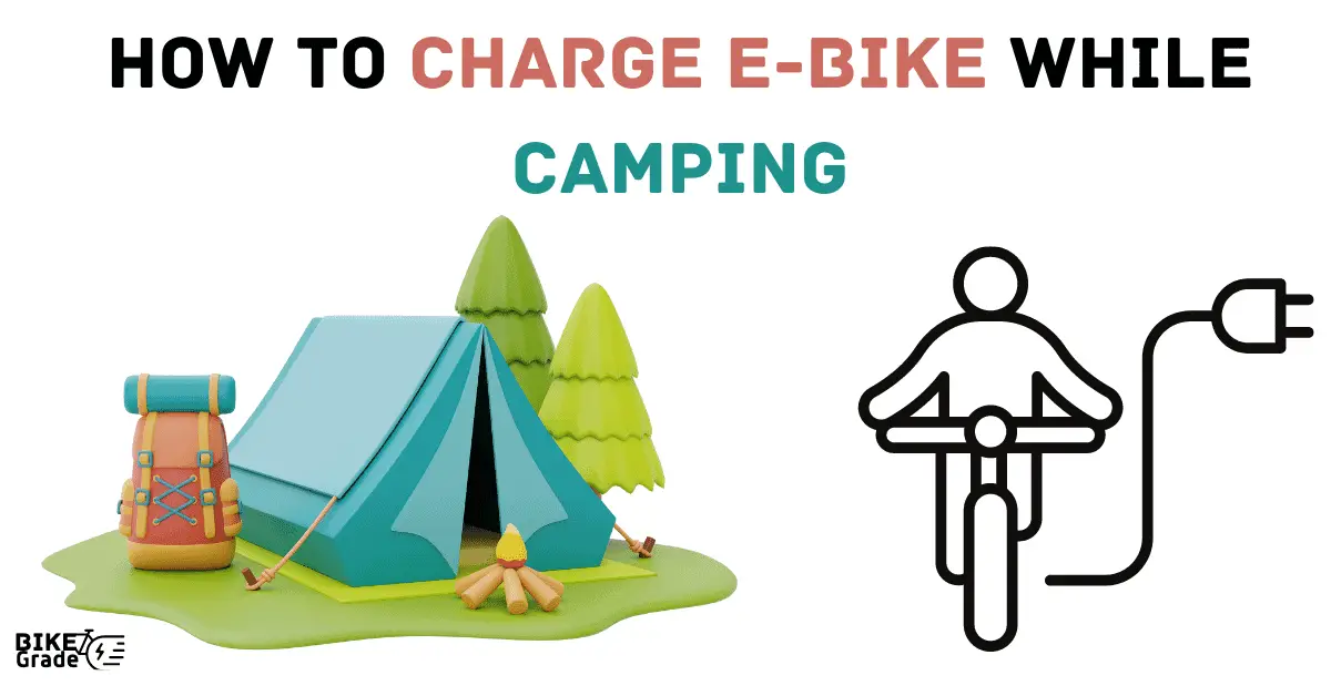 how to charge ebike while camping 1