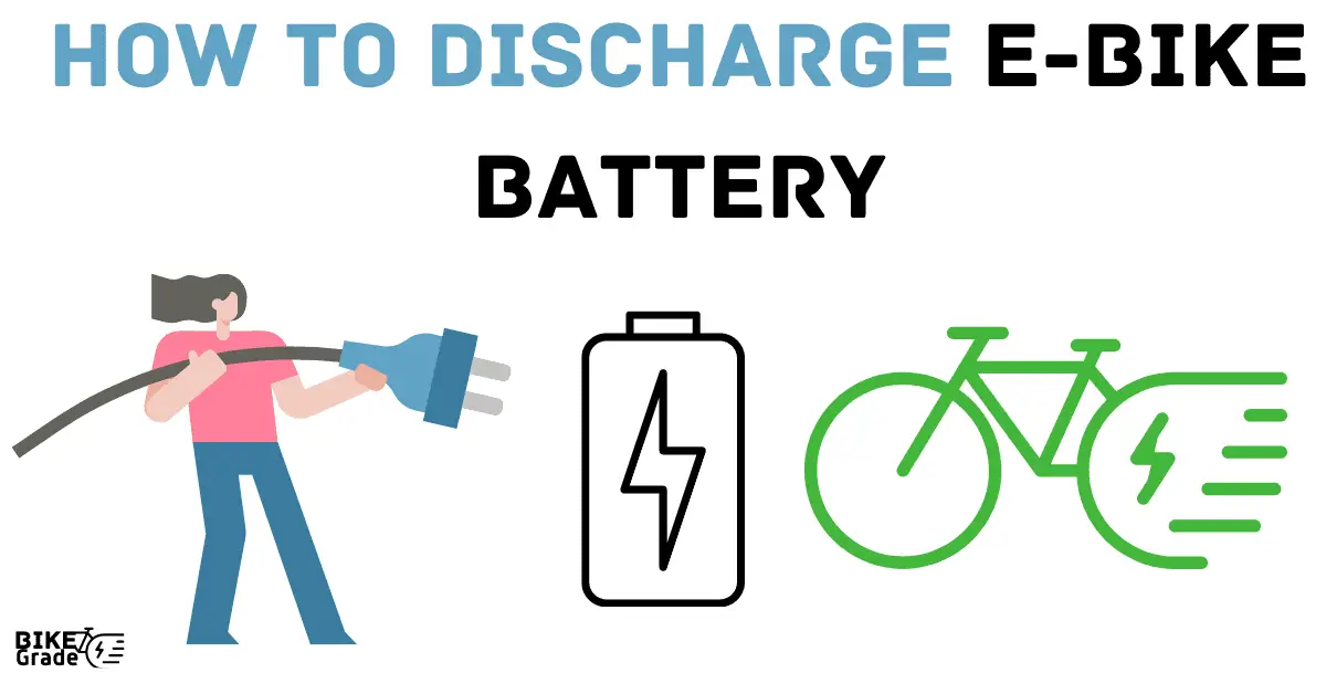 how to discharge ebike battery
