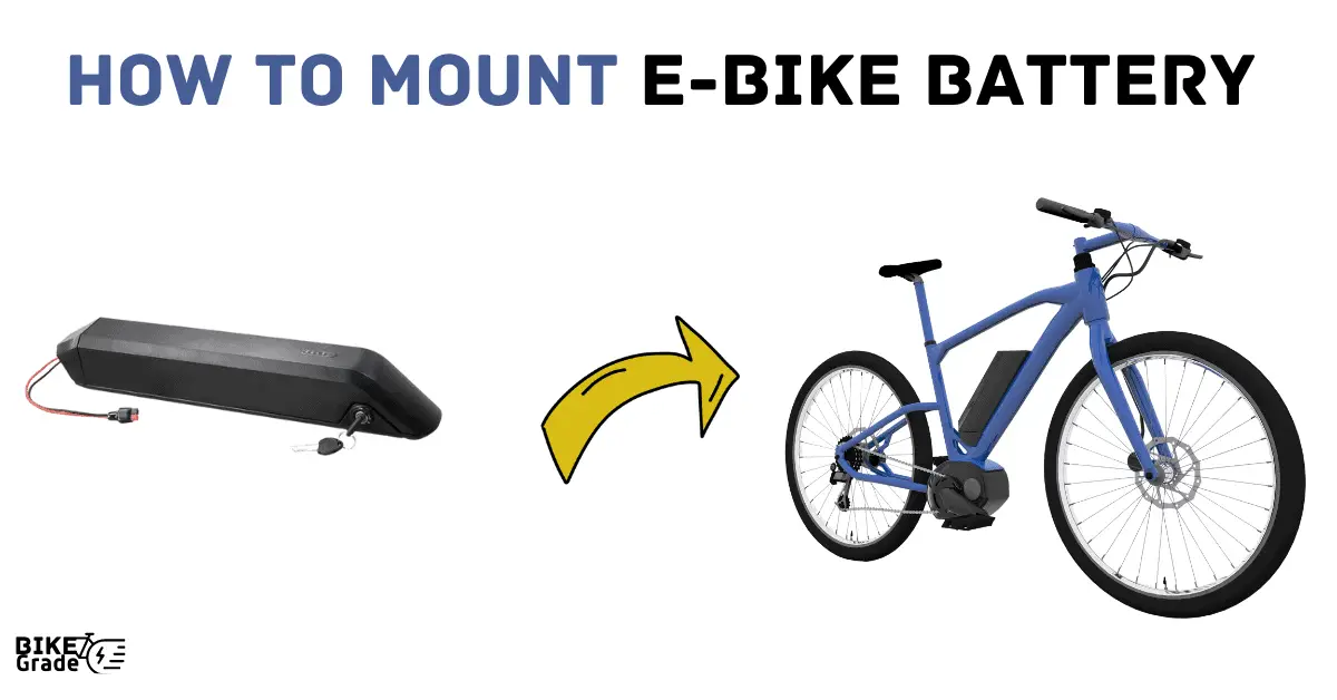 how to mount ebike battery