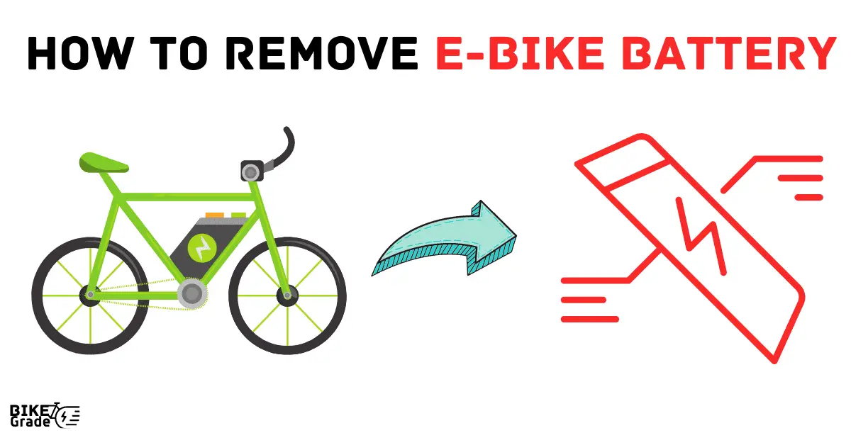 how to remove e-bike battery