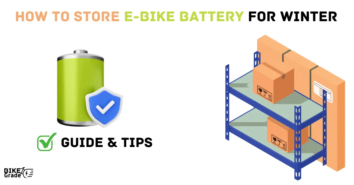 how to store ebike battery for winter 1
