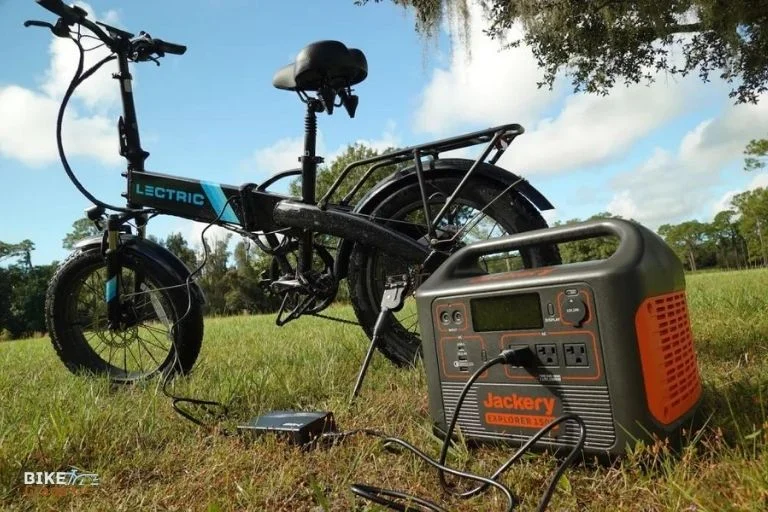 Can I charge my e bike battery using a portable power station