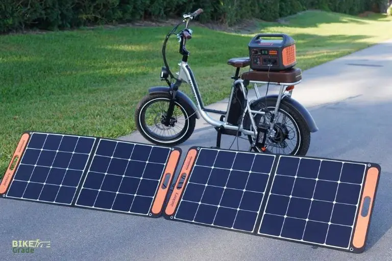 Can you solar charge e bike while riding