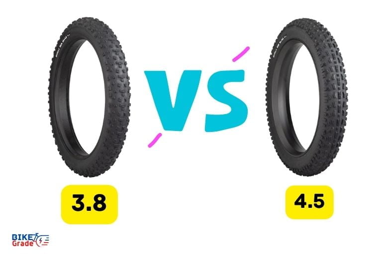 3.8 Vs 4.5 Fat Bike Tires: Side By Side Comparison