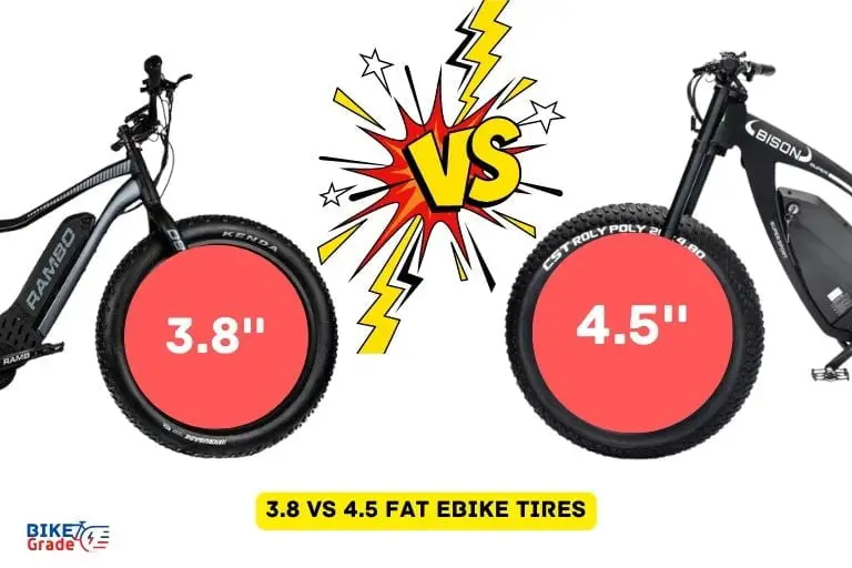 3.8 vs 4.5 fat ebike tires