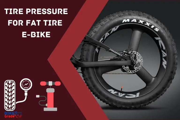 tire pressure for fat tire ebike